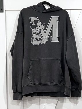 GAP x Disney Mickey Mouse Hoodie Black XL Tall XLT